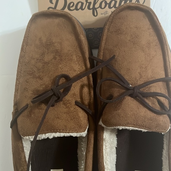 Dearfoam Men’s Fleece-lined Slippers - Picture 4 of 6